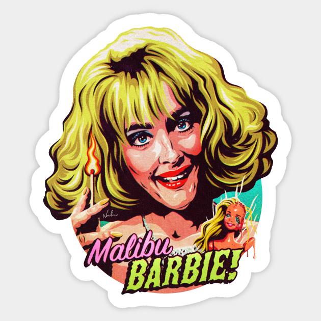 MALIBU BARBIE - Joan Cusack - Sticker | TeePublic